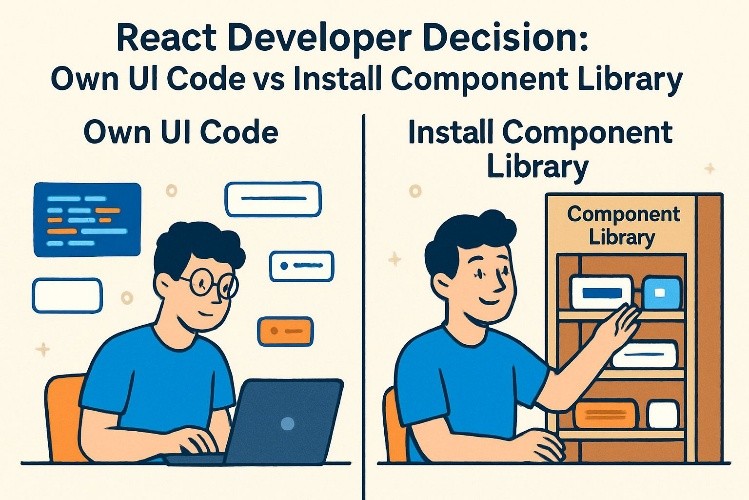 React Development: Own the Code or Install the Library?