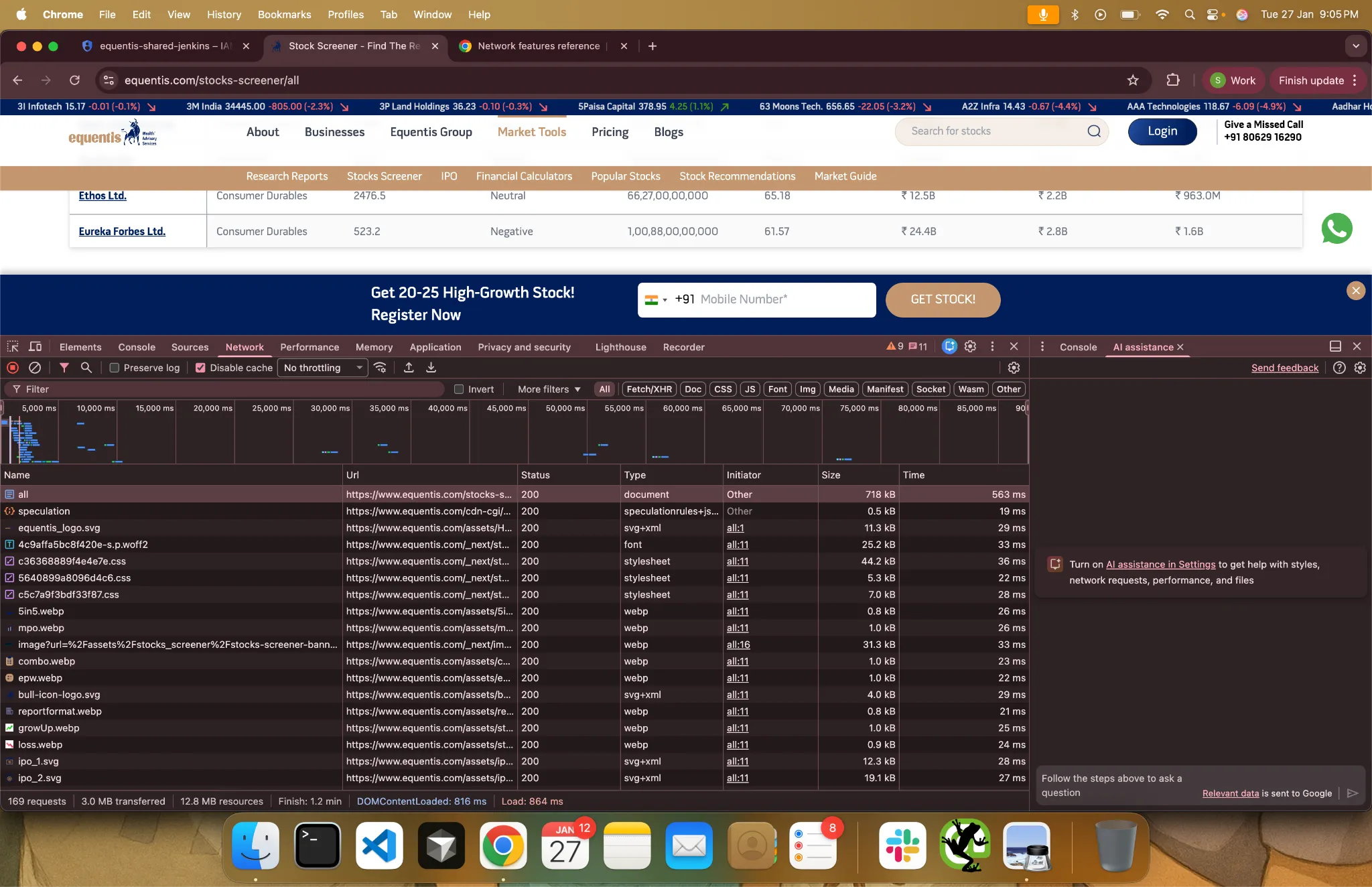 After Stock Screener (SSR)